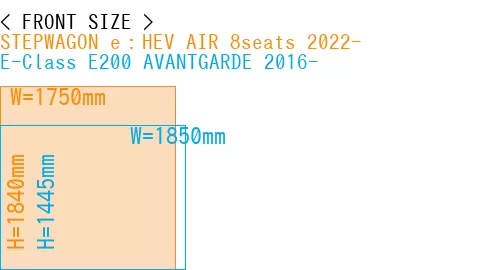 #STEPWAGON e：HEV AIR 8seats 2022- + E-Class E200 AVANTGARDE 2016-